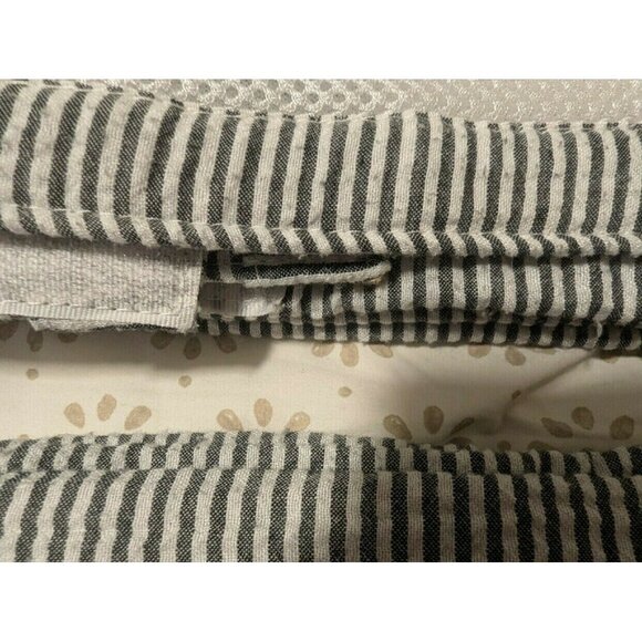 Breathable Crib Liner w/Stripe Trim - Picture 2 of 2